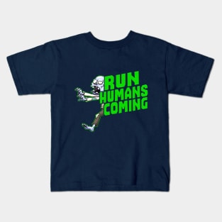 run humans coming Kids T-Shirt